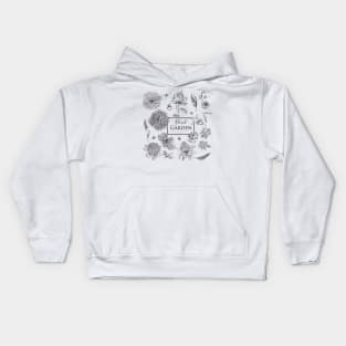 Floral Garden Kids Hoodie